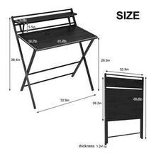 Load image into Gallery viewer, *BRAND NEW BOXED* 31.5" Folding 2 Layer Desk -Black