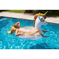 *BRAND NEW* JUMBO GLITTER UNICORN POOL TUBE. 48 INCH
